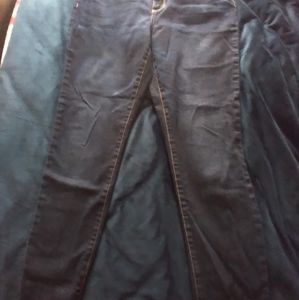 St. John's Bay Dark Blue Skinny Leg Jeans Size 12